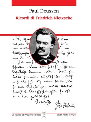 cover image of Ricordi di Friedrich Nietzsche